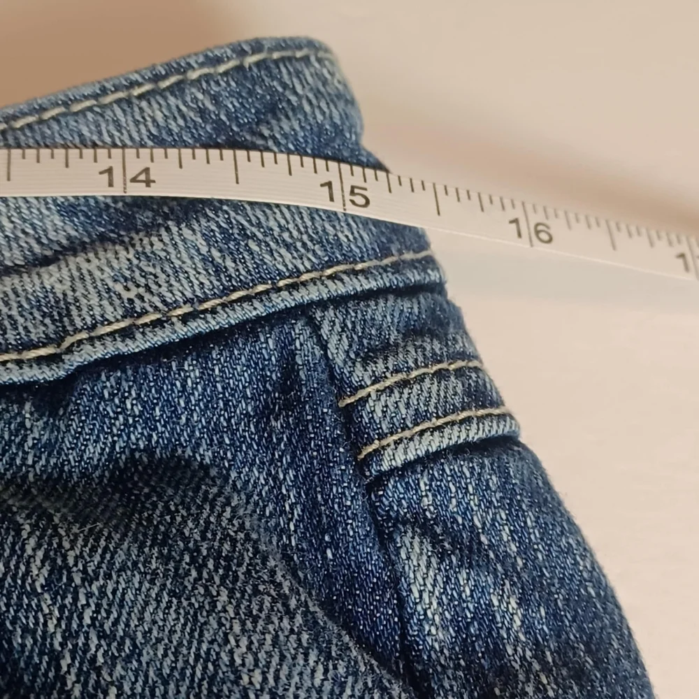 Lola Jean Shorts Womens 7‎ Y2K Roll Up Cuffs Pockets Mom Jeans